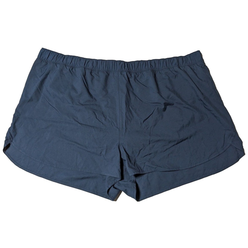 OLD NAVY ACTIVE STRETCHTECH Women Plus 4X Blue Pull-on 3" Shorts NEW